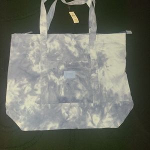PINK Victoria's Secret Light Blue Tie Dye Bag